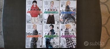 Manga Tokyo Revengers volumi 1-6 J-Pop ITA