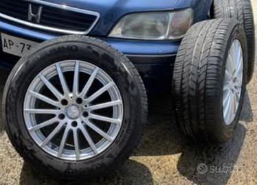 4 PNEUMATICI MONTATI SU CERCHIO 225/55/ZR16 99W DO