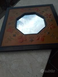 quadro in legno e specchio