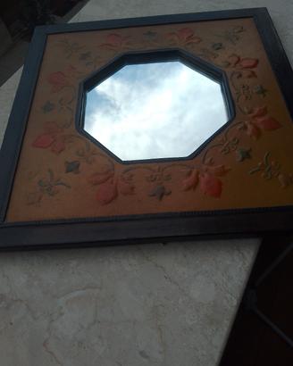 quadro in legno e specchio