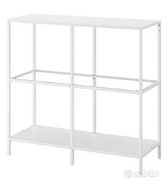 Scaffale Ikea Vittsjo bianco 