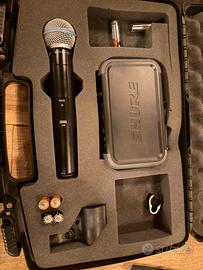 Microfono Wirelss Shure Beta 58 originale