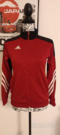 Adidas giacca tuta ragazzo 11 12 anni 152 rossa zi