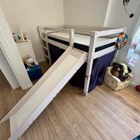 Letto soppalco Scivolo Gioco