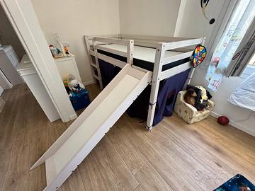 Letto soppalco Scivolo Gioco