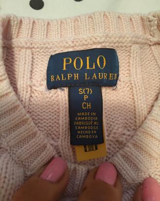 maglioncino cotone Ralph Lauren 