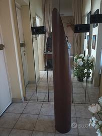 Specchio anni 70 design Bonetto marrone 