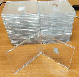CUSTODIA PER CD/DVD SLIM SMALL TRASPARENTE (50PZ)