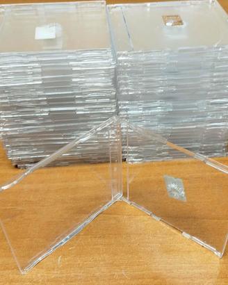 CUSTODIA PER CD/DVD SLIM SMALL TRASPARENTE (50PZ)