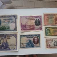 Banconote Spagna anni 1920 e 1930