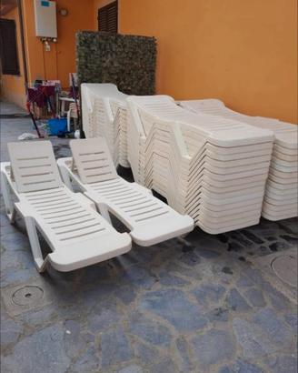 sdrai per giardino o piscina