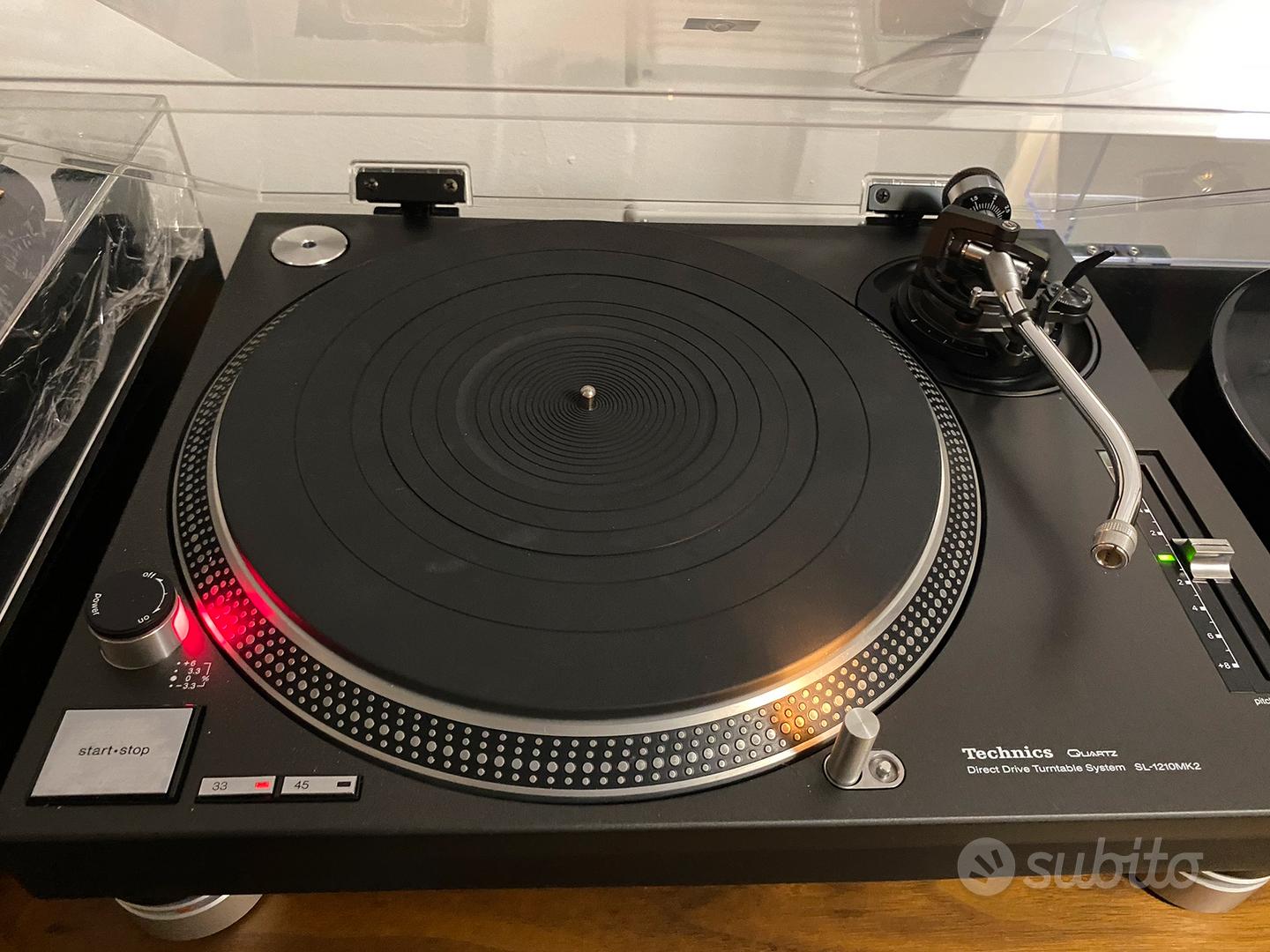 Coperchio originale giradischi TECHNICS SL-1200MK2 SL-1210MK2 con