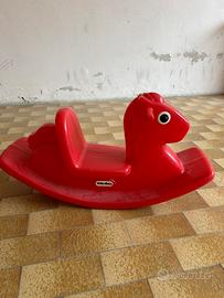 Little Tikes cavallo a dondolo rosso