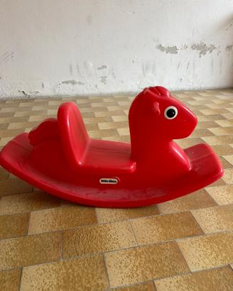 Little Tikes cavallo a dondolo rosso