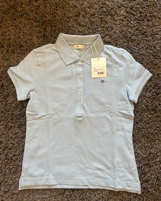 Gant polo slim donna azzurra XS