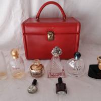 Profumi da collezione beauty case anni '70 vintage