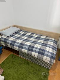 Letto con cassettone