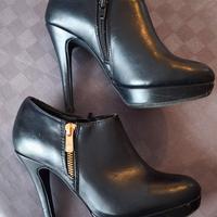 tronchetto nero tacco 12