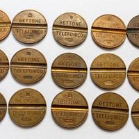 Lotto 15 Gettoni Telefonici Italiani Vintage