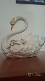 Cigno in porcellana Capodimonte