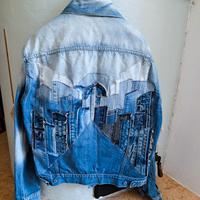 giubbotto in jeans Diesel 