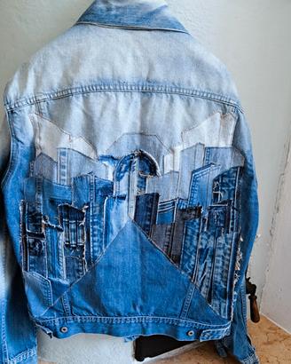 giubbotto in jeans Diesel 