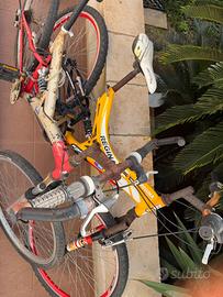 Mountain bike da sistemare