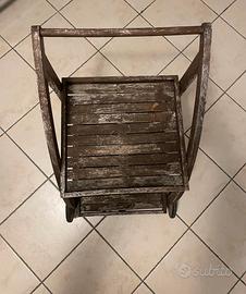 Carrello portaoggetti in legno