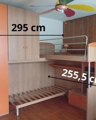  Cameretta a ponte 2 posti letto
