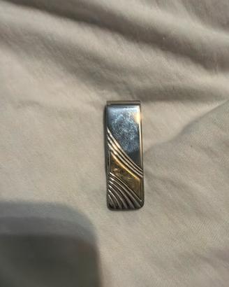 Fermasoldi in argento e oro 750
