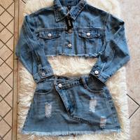 Completo bambina due pezzi giacca e gonna - NUOVO