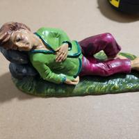 statuina presepe Benino pastore dormiente 