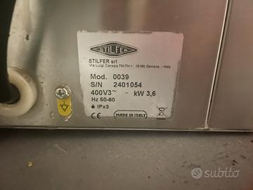 Griglia elettrica professionale