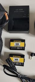 Battery Grip x Canon + 2 Batterie LP-E10