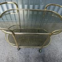 carrello con ruote vintage 