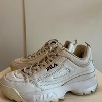 Scarpe fila da ginnastica 37.5 bianche