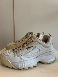 Scarpe fila da ginnastica 37.5 bianche