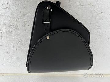 Borsa laterale in vera pelle per Harley Davidson