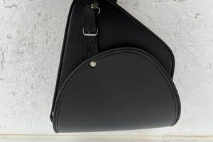Borsa laterale in vera pelle per Harley Davidson