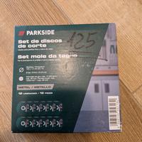 12 dischi mola da taglio metallo 125mm parkside
