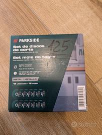 12 dischi mola da taglio metallo 125mm parkside