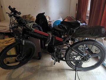 Samebike+3 Batterie+Lucchetto