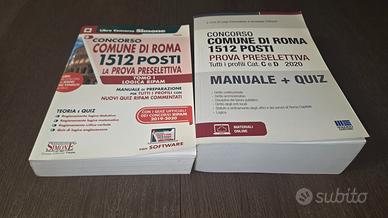 Libri Concorso Comune di Roma come nuovi