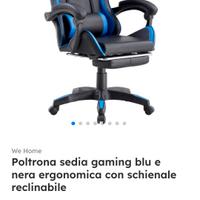 sedia gaming ancora imballata 