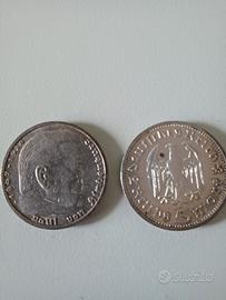Moneta argento 5 marchi 1935