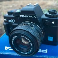 Praktica bx20 + obiettivo +flash
