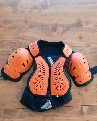 Gilet protezione moto bambino