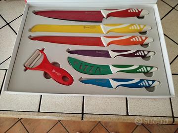 set coltelli antiaderenti