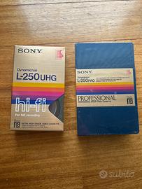 Videocassette Betamax L 250 pro uhg