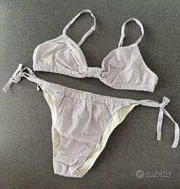 Costume bikini Calzedonia lilla e bianco